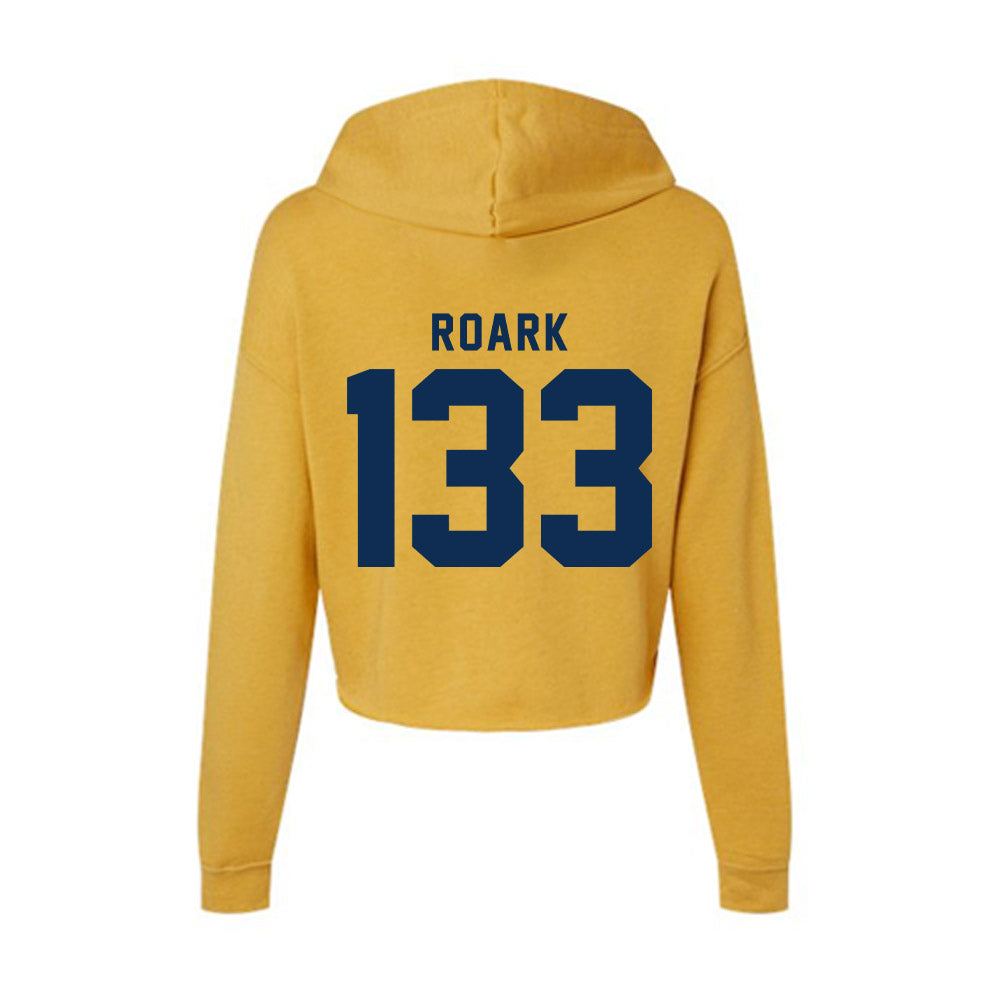 West Virginia - NCAA Wrestling : Casen Roark - Women's Crop Fleece Hoodie-1