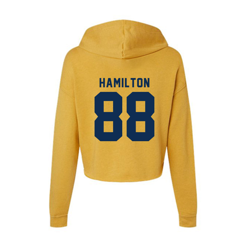 West Virginia - NCAA Football : Sam Hamilton - Women's Crop Fleece Hoodie-1