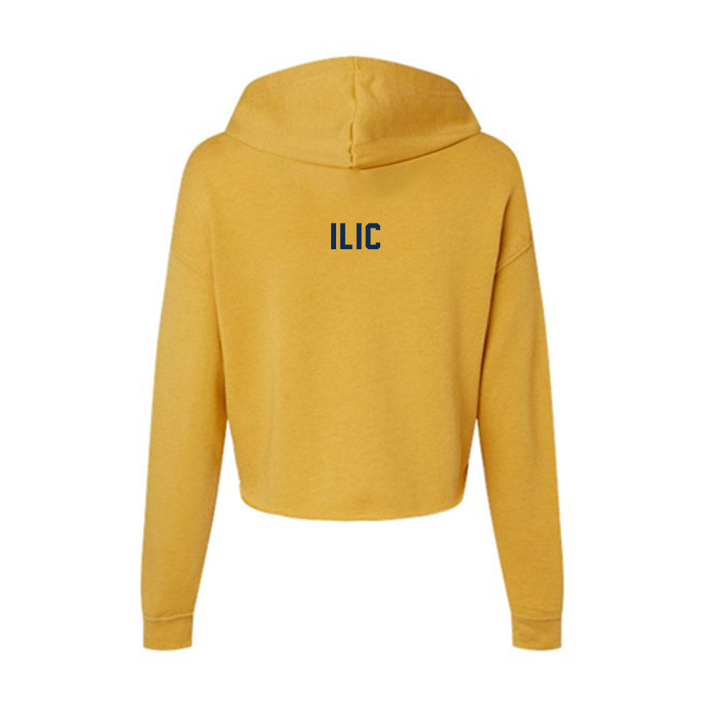 West Virginia - NCAA Women's Rowing : Una Ilic - Women's Crop Fleece Hoodie-1