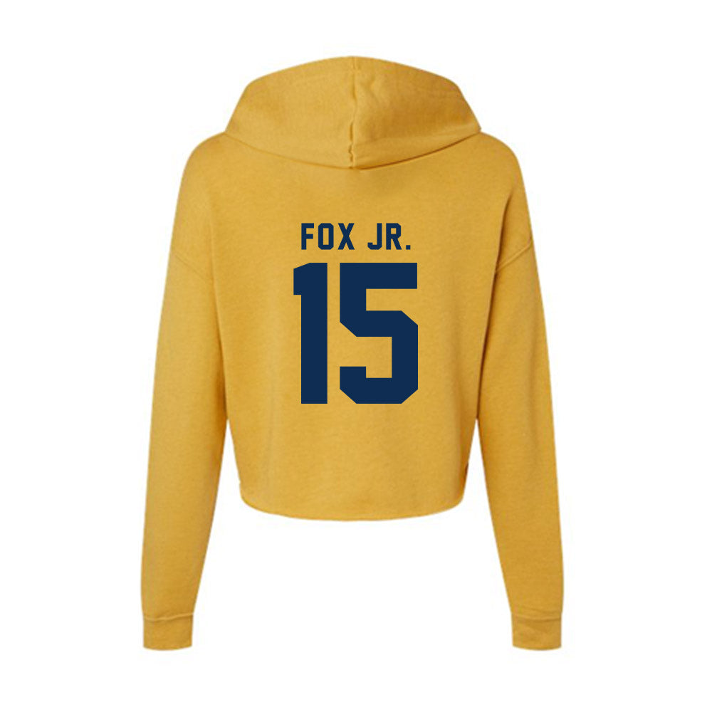 West Virginia - NCAA Football : Scotty Fox Jr. - Women's Crop Fleece Hoodie-1