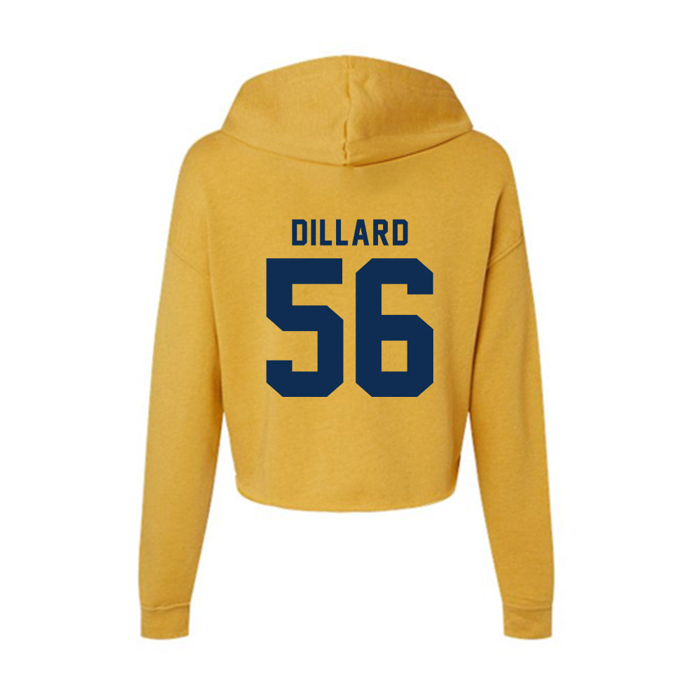 West Virginia - NCAA Football : Lamarcus Dillard - Women's Crop Fleece Hoodie-1