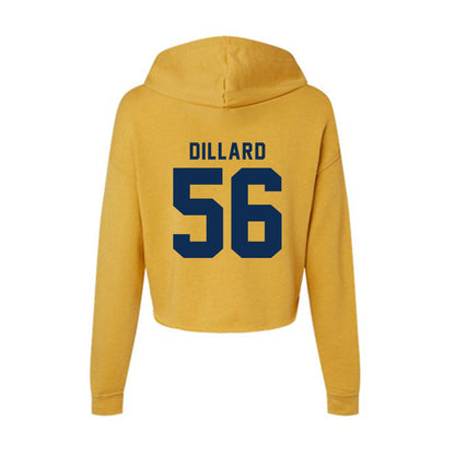 West Virginia - NCAA Football : Lamarcus Dillard - Women's Crop Fleece Hoodie-1