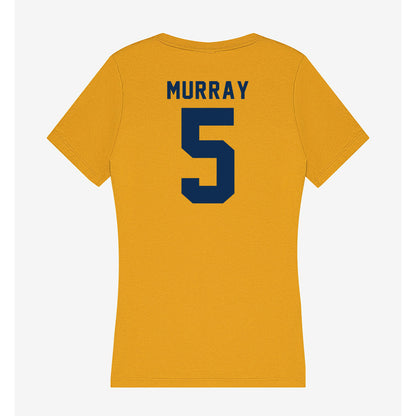 West Virginia - NCAA Women's Basketball : Chante Murray - Women's V-Neck T-Shirt-1
