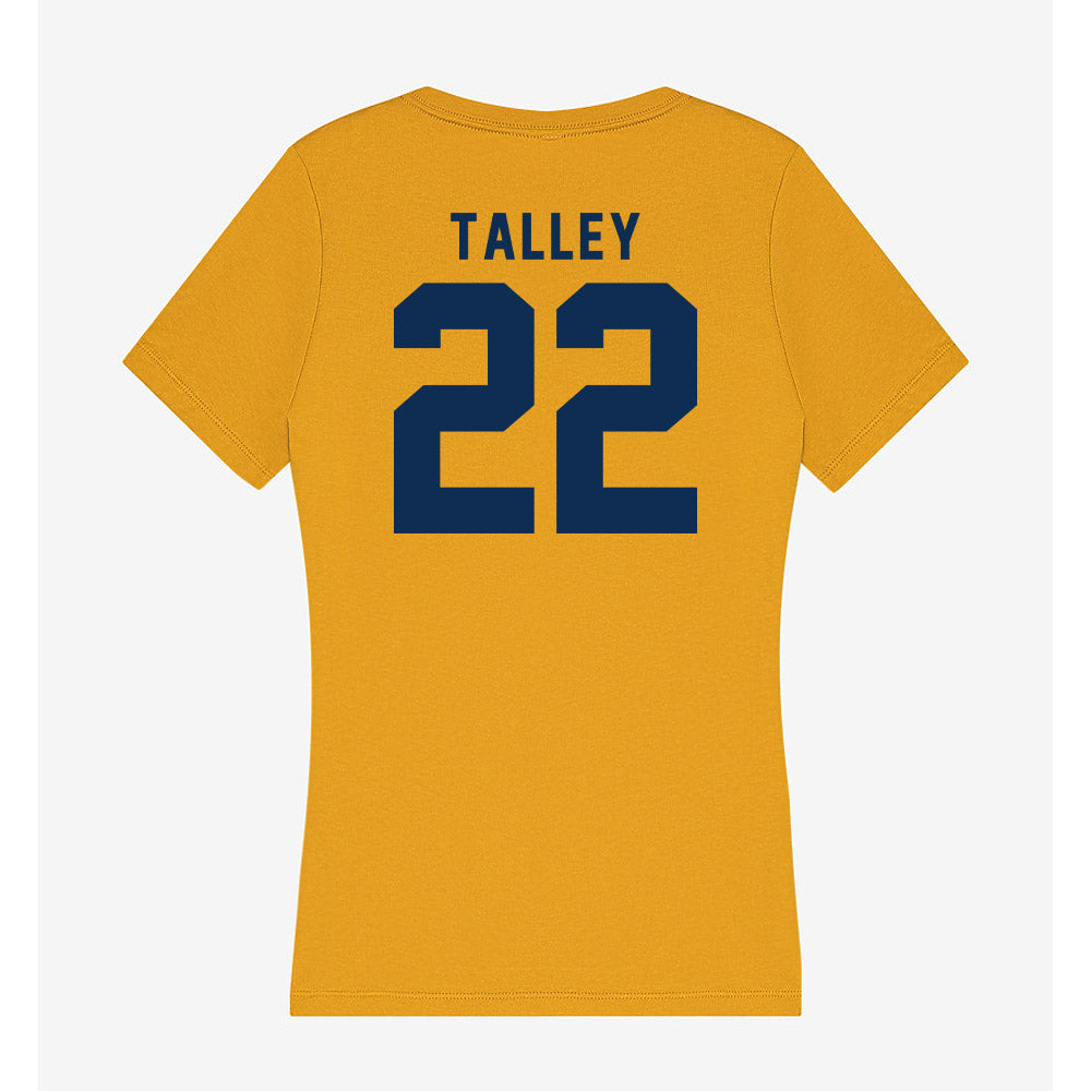 West Virginia - NCAA Football : Christopher Talley - Women's V-Neck T-Shirt-1