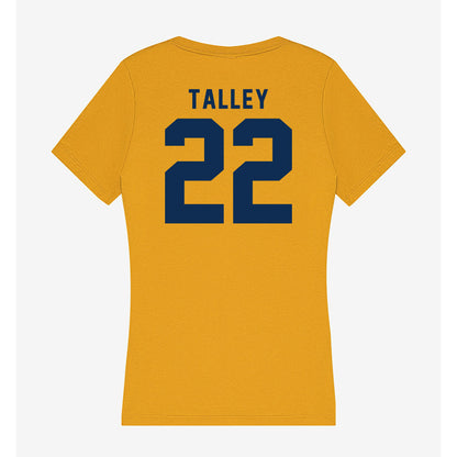 West Virginia - NCAA Football : Christopher Talley - Women's V-Neck T-Shirt-1