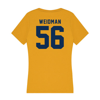 West Virginia - NCAA Football : Sullivan Weidman - Women's V-Neck T-Shirt-1