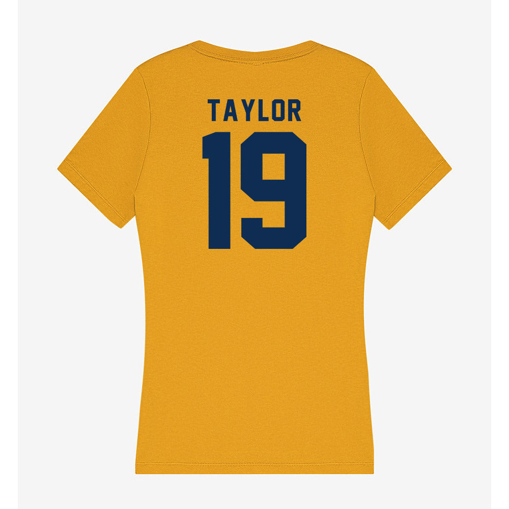 West Virginia - NCAA Football : Nick Taylor - Women's V-Neck T-Shirt-1
