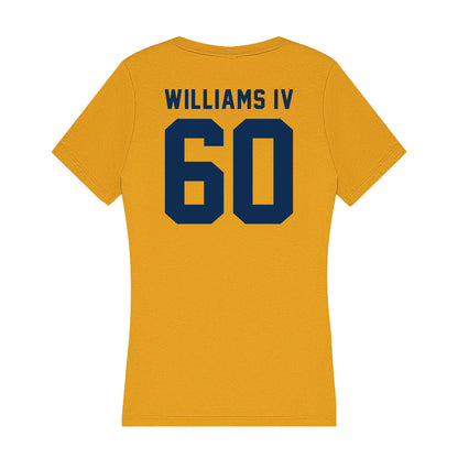 West Virginia - NCAA Football : Johnny Williams IV - Women's V-Neck T-Shirt-1