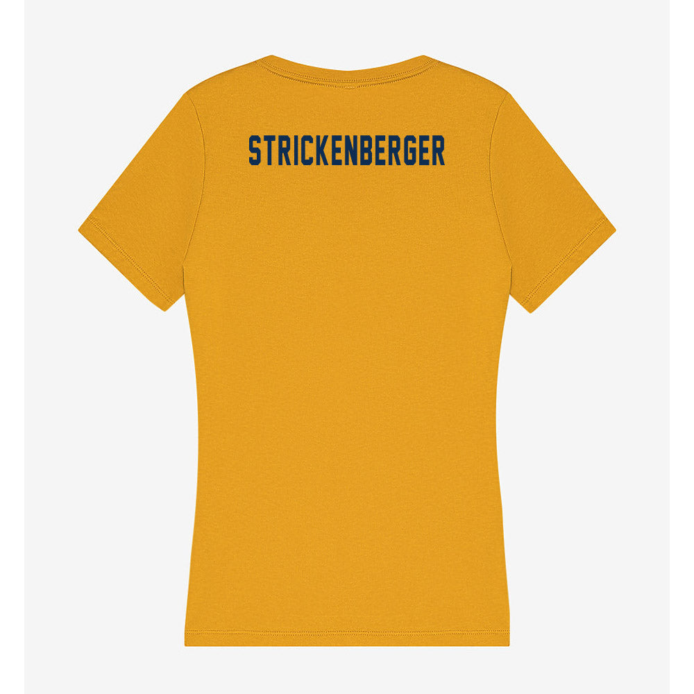 West Virginia - NCAA Wrestling : Jett Strickenberger - Women's V-Neck T-Shirt-1