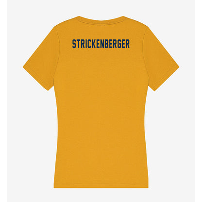 West Virginia - NCAA Wrestling : Jett Strickenberger - Women's V-Neck T-Shirt-1