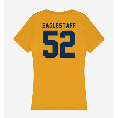 West Virginia - NCAA Men's Basketball : Treysen Eaglestaff - Women's V-Neck T-Shirt-1