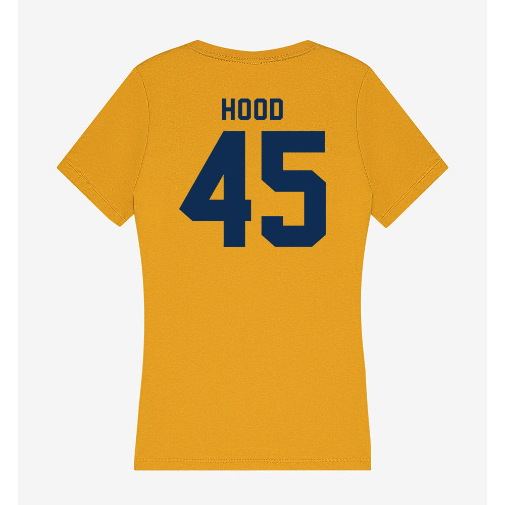 West Virginia - NCAA Football : Malachi Hood - Women's V-Neck T-Shirt-1