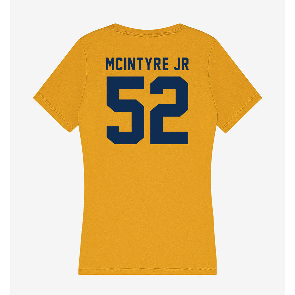 West Virginia - NCAA Football : Corey McIntyre Jr - Women's V-Neck T-Shirt-1