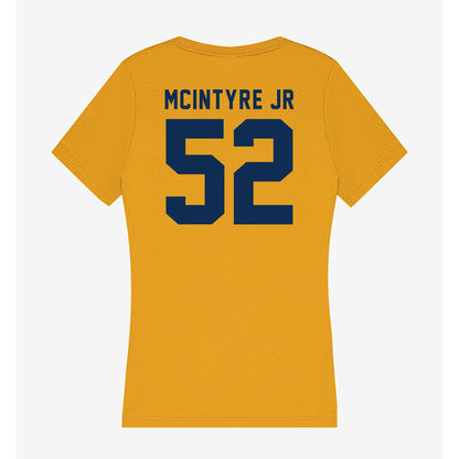 West Virginia - NCAA Football : Corey McIntyre Jr - Women's V-Neck T-Shirt-1