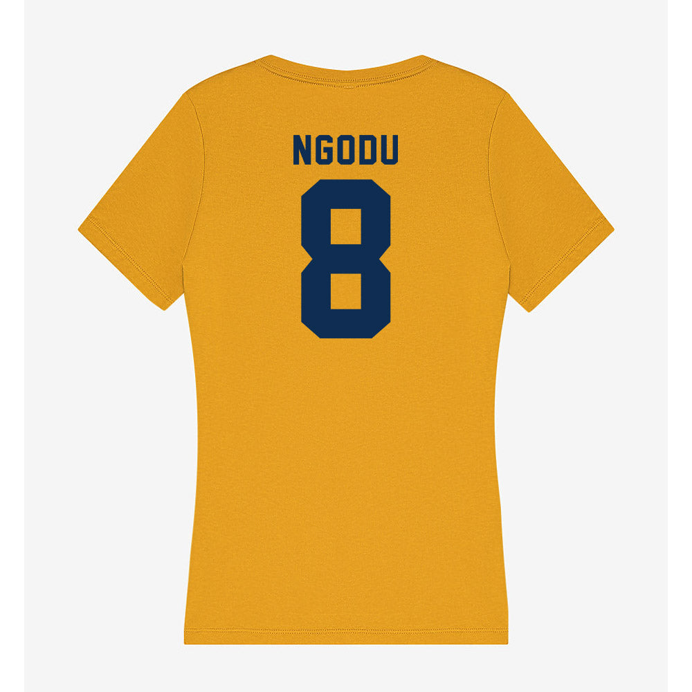 West Virginia - NCAA Women's Basketball : Khyala Ngodu - Women's V-Neck T-Shirt-1