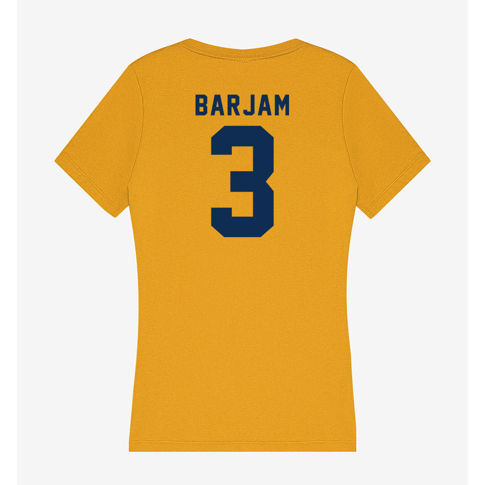 West Virginia - NCAA Baseball : Zahir Barjam - Women's V-Neck T-Shirt-1