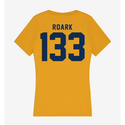 West Virginia - NCAA Wrestling : Casen Roark - Women's V-Neck T-Shirt-1