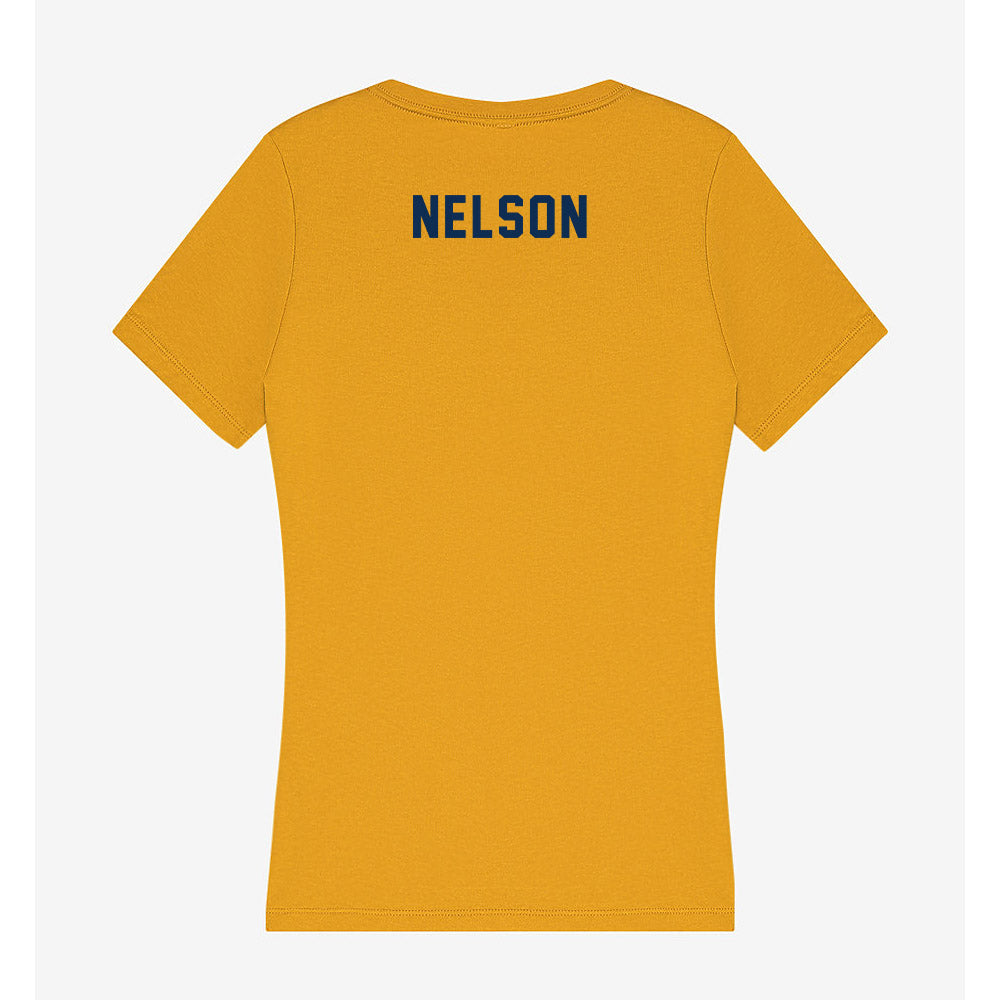 West Virginia - NCAA Women's Gymnastics : Carlee Nelson - Women's V-Neck T-Shirt-1