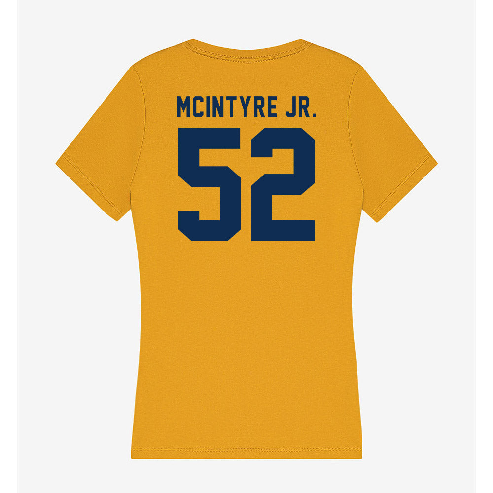 West Virginia - NCAA Football : Corey McIntyre Jr. - Women's V-Neck T-Shirt-1