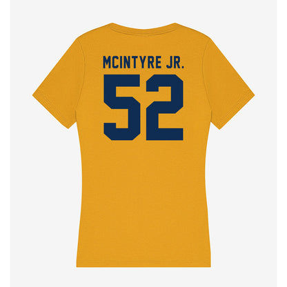 West Virginia - NCAA Football : Corey McIntyre Jr. - Women's V-Neck T-Shirt-1