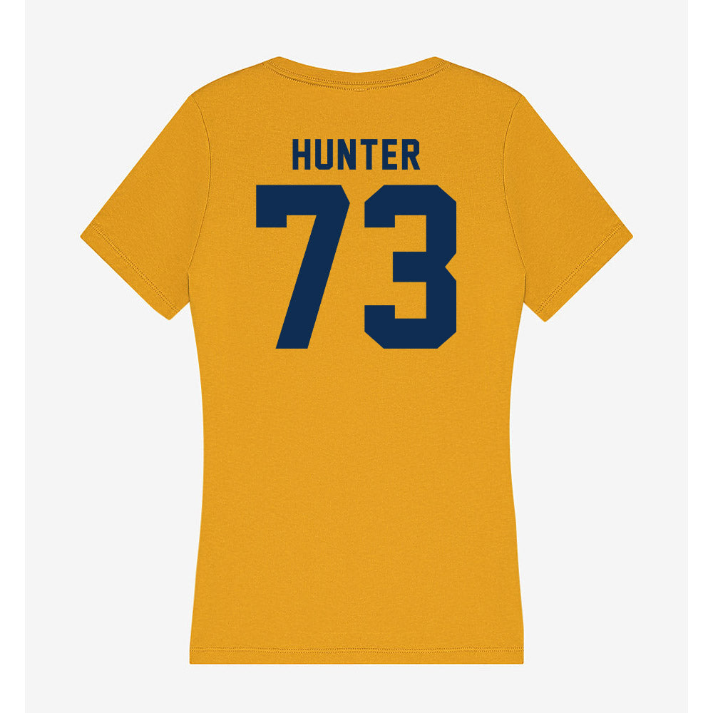 West Virginia - NCAA Football : Andreas hunter - Women's V-Neck T-Shirt-1