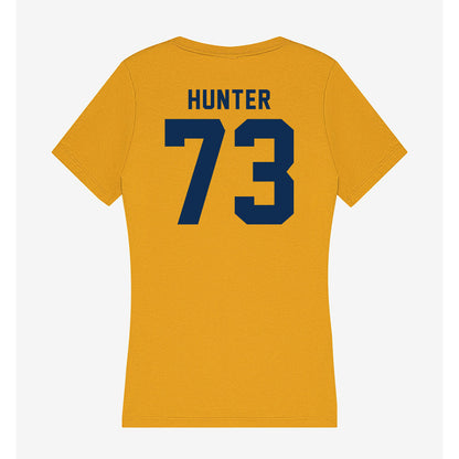 West Virginia - NCAA Football : Andreas hunter - Women's V-Neck T-Shirt-1