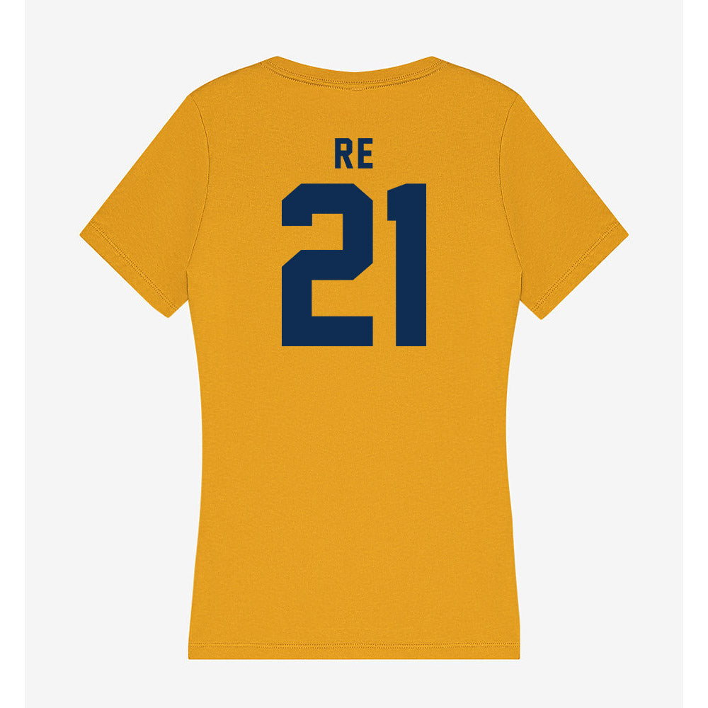 West Virginia - NCAA Women's Soccer : Alexis Re - Women's V-Neck T-Shirt-1