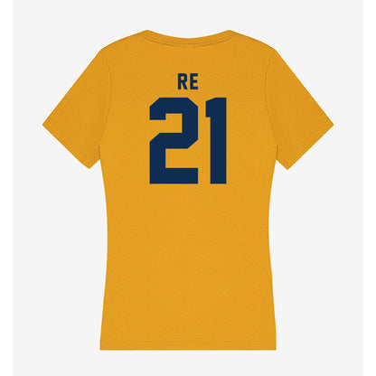 West Virginia - NCAA Women's Soccer : Alexis Re - Women's V-Neck T-Shirt-1