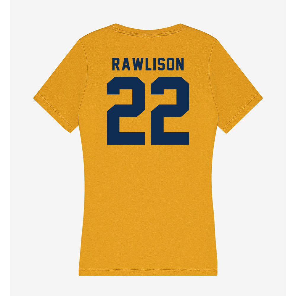 West Virginia - NCAA Football : Jaire Rawlison - Women's V-Neck T-Shirt-1
