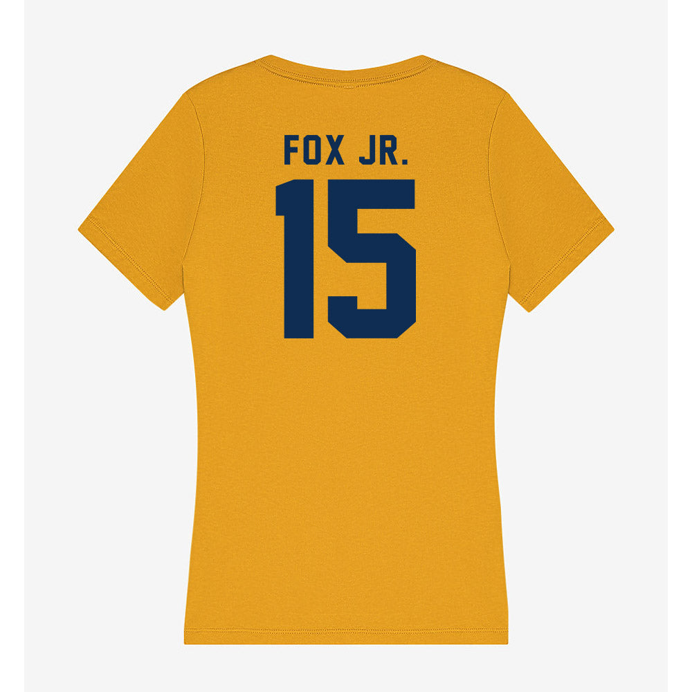 West Virginia - NCAA Football : Scotty Fox Jr. - Women's V-Neck T-Shirt-1