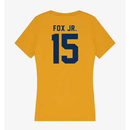 West Virginia - NCAA Football : Scotty Fox Jr. - Women's V-Neck T-Shirt-1