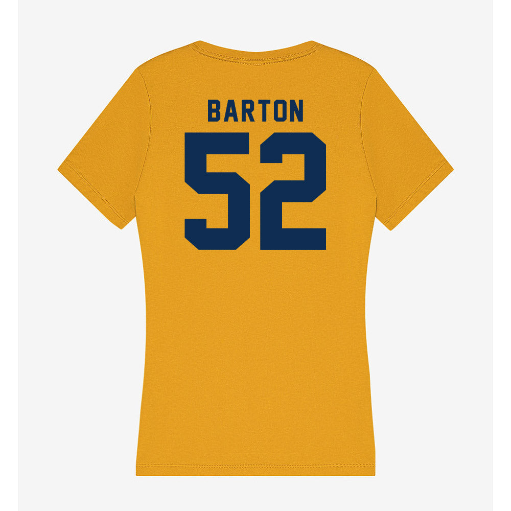 West Virginia - NCAA Baseball : Slade Barton - Women's V-Neck T-Shirt-1