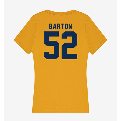 West Virginia - NCAA Baseball : Slade Barton - Women's V-Neck T-Shirt-1