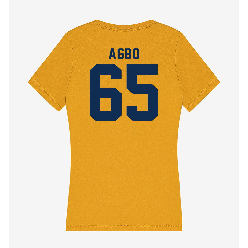 West Virginia - NCAA Football : Malik Agbo - Women's V-Neck T-Shirt-1