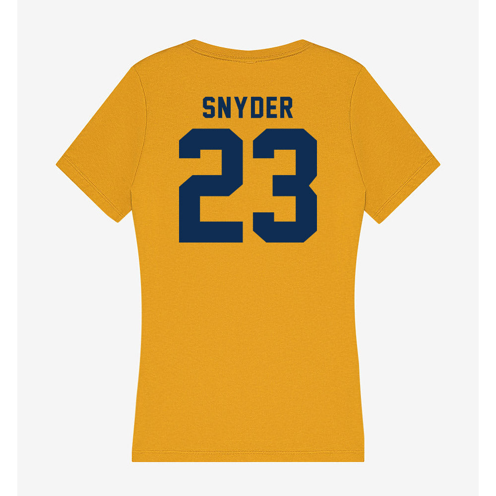 West Virginia - NCAA Football : Emory Snyder - Women's V-Neck T-Shirt-1
