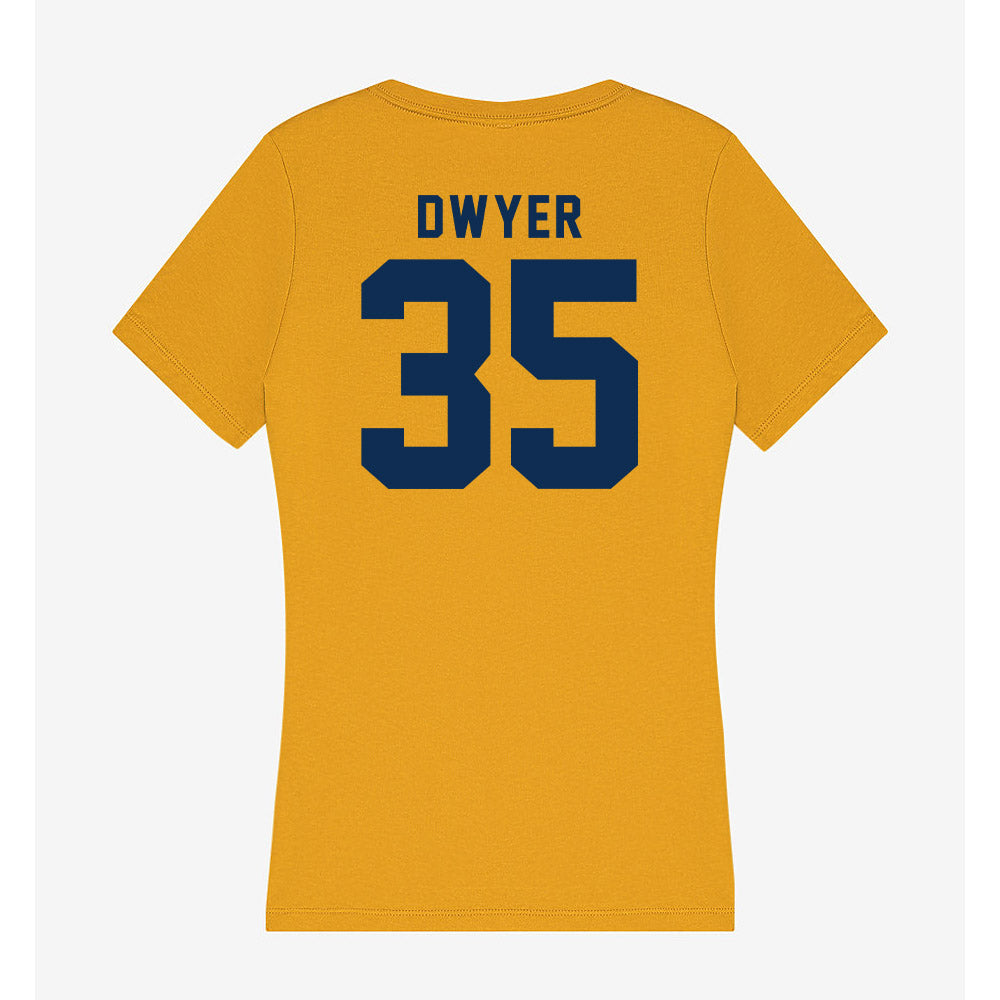 West Virginia - NCAA Football : Cameron Dwyer - Women's V-Neck T-Shirt-1