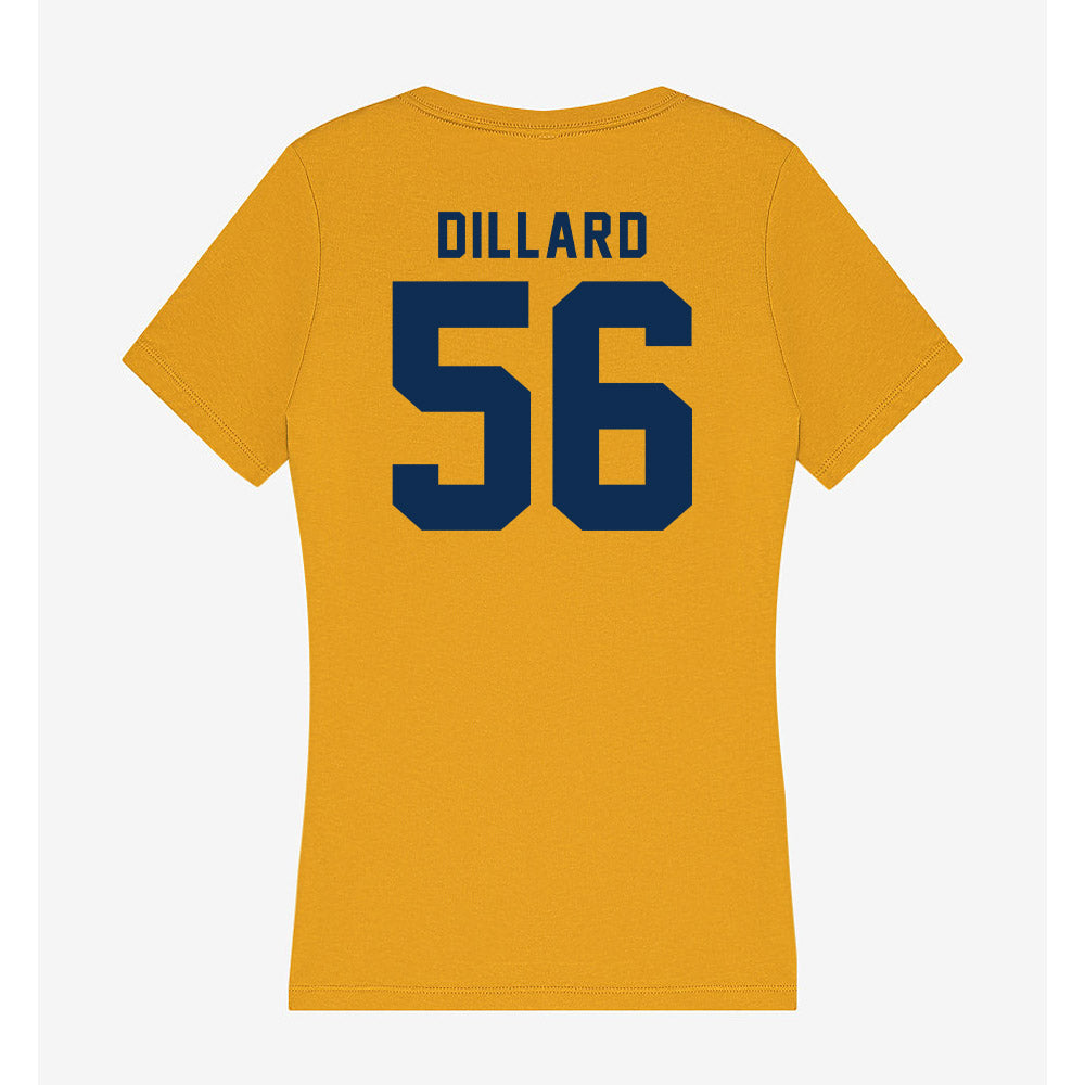 West Virginia - NCAA Football : Lamarcus Dillard - Women's V-Neck T-Shirt-1