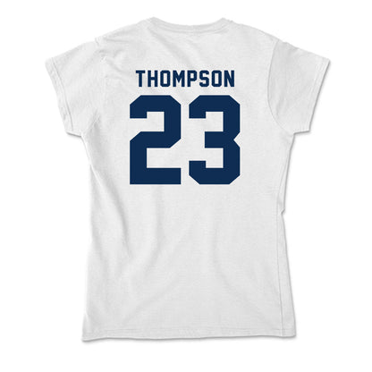 West Virginia - NCAA Football : Malachi Thompson - Soft Style Women’s T-Shirt-1