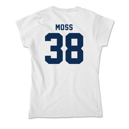 West Virginia - NCAA Football : Macguire Moss - Soft Style Women’s T-Shirt-1