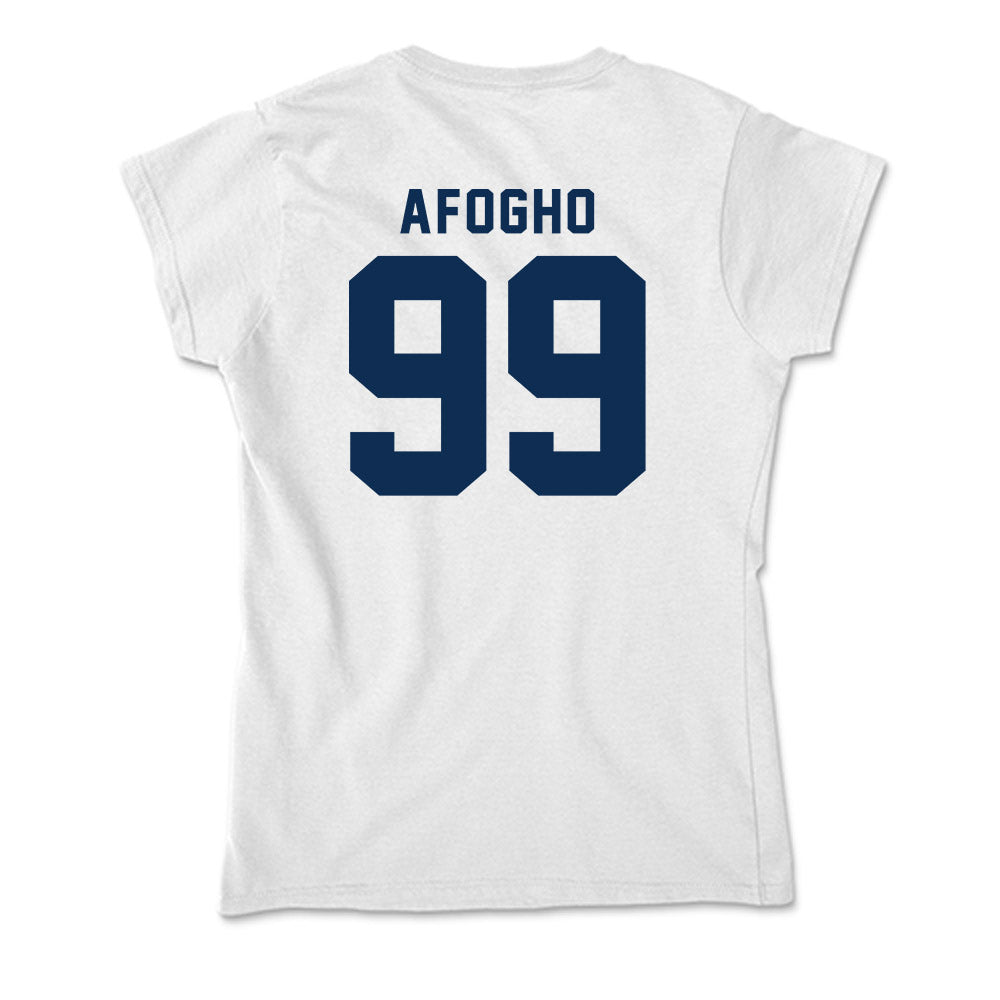 West Virginia - NCAA Football : David Afogho - Soft Style Women’s T-Shirt-1