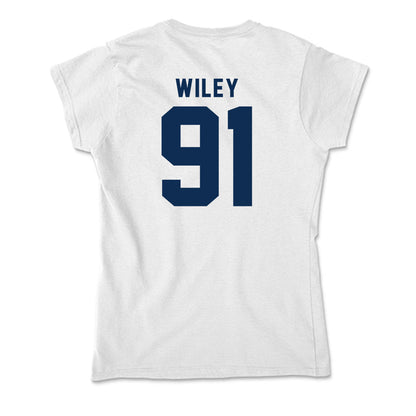 West Virginia - NCAA Football : Darius Wiley - Soft Style Women’s T-Shirt-1