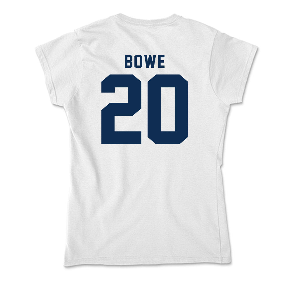 West Virginia - NCAA Men's Soccer : Thomas Bowe - Soft Style Women’s T-Shirt-1