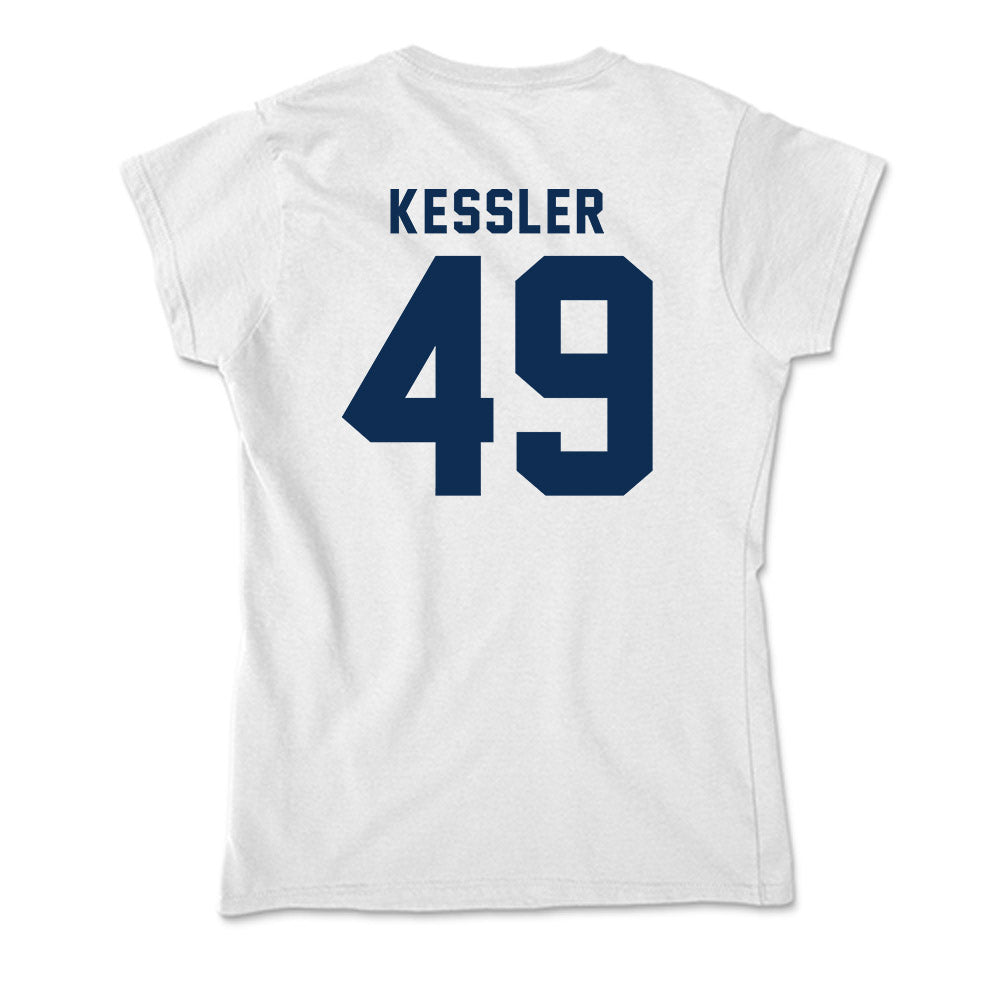 West Virginia - NCAA Football : Carter Kessler - Soft Style Women’s T-Shirt-1
