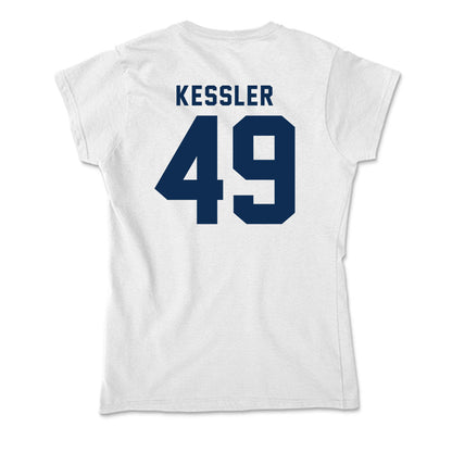 West Virginia - NCAA Football : Carter Kessler - Soft Style Women’s T-Shirt-1