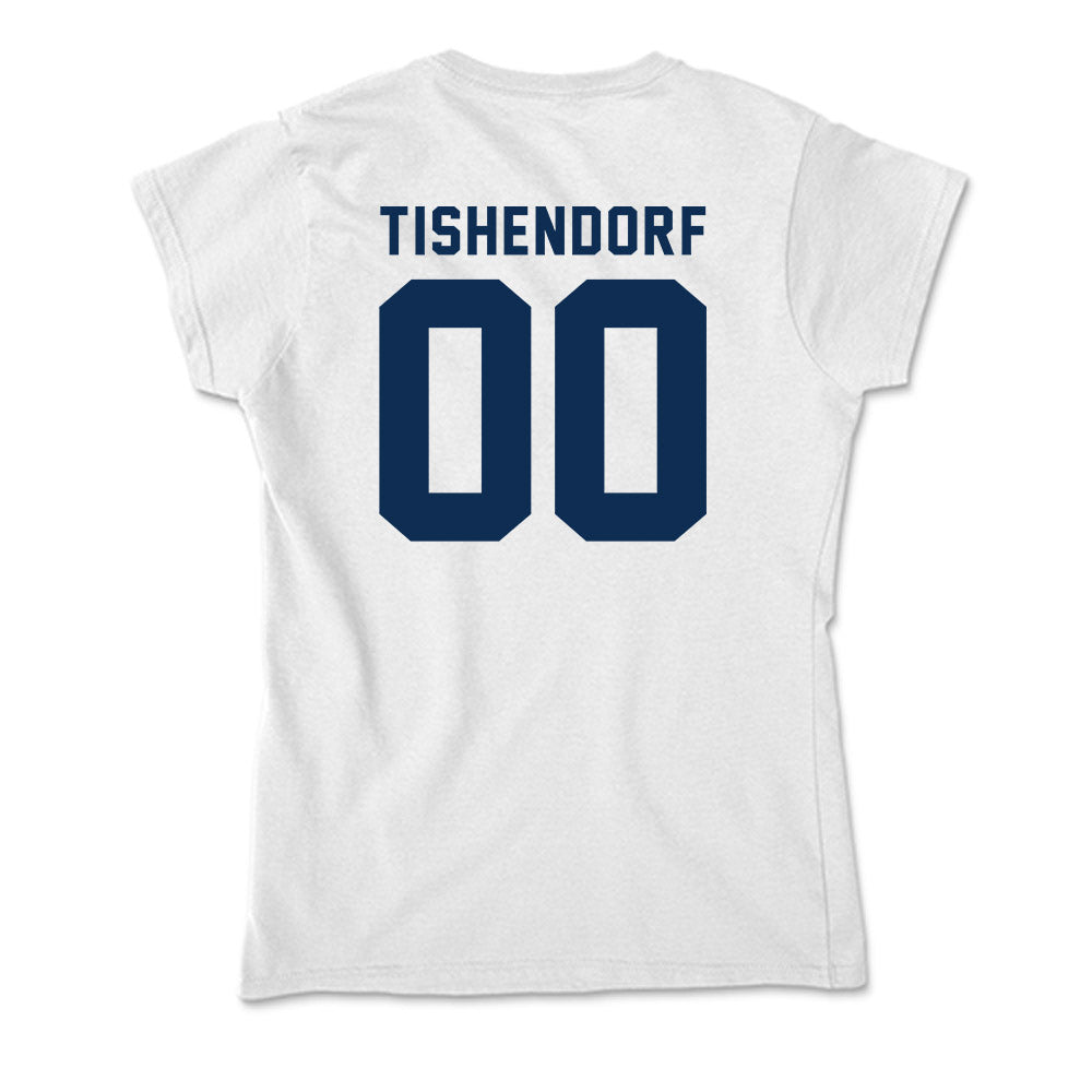 West Virginia - NCAA Football : Noah Tishendorf - Soft Style Women’s T-Shirt-1