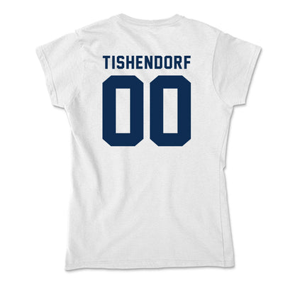 West Virginia - NCAA Football : Noah Tishendorf - Soft Style Women’s T-Shirt-1
