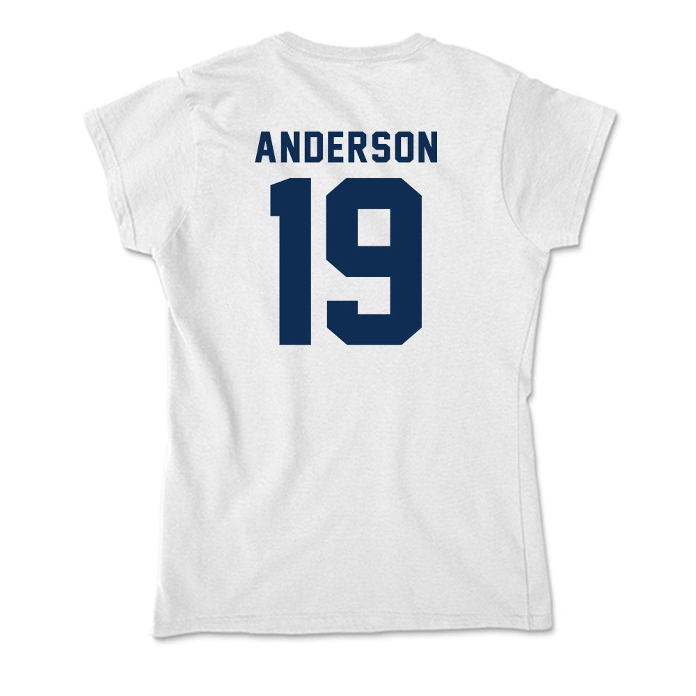 West Virginia - NCAA Football : Max Anderson - Soft Style Women’s T-Shirt-1