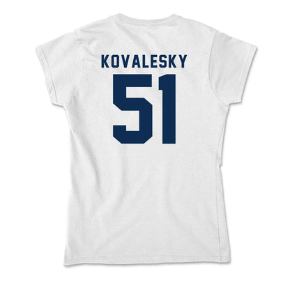 West Virginia - NCAA Football : Raymond Kovalesky - Soft Style Women’s T-Shirt-1