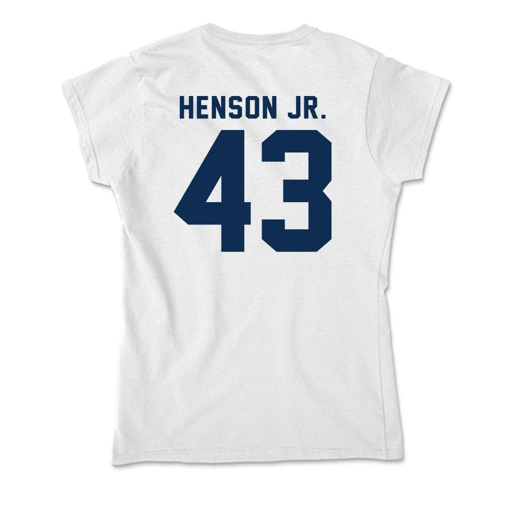 West Virginia - NCAA Football : Kj Henson Jr. - Soft Style Women’s T-Shirt-1
