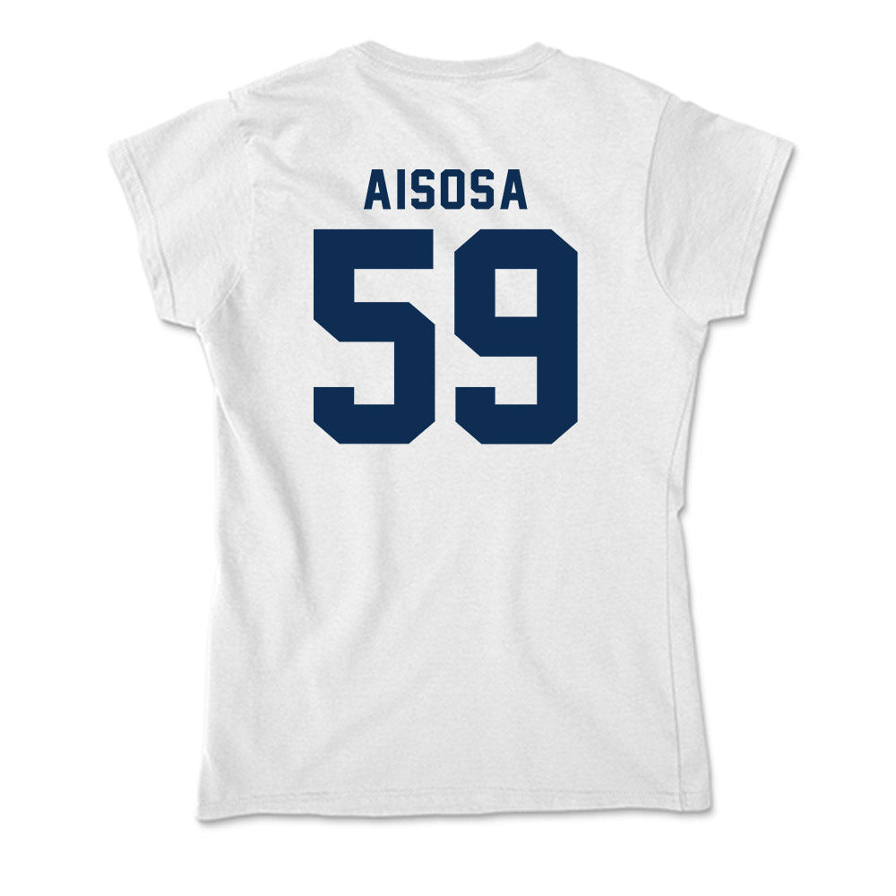 West Virginia - NCAA Football : Josh Aisosa - Soft Style Women’s T-Shirt-1